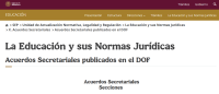 Image of Acuerdos secretariales