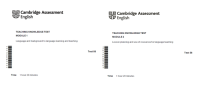Image of Ejemplos de examenes para el TKT (Teaching Knowledge Test)