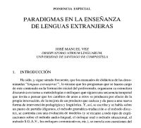 Image of Paradigmas en la enseñanza de lenguas extranjeras